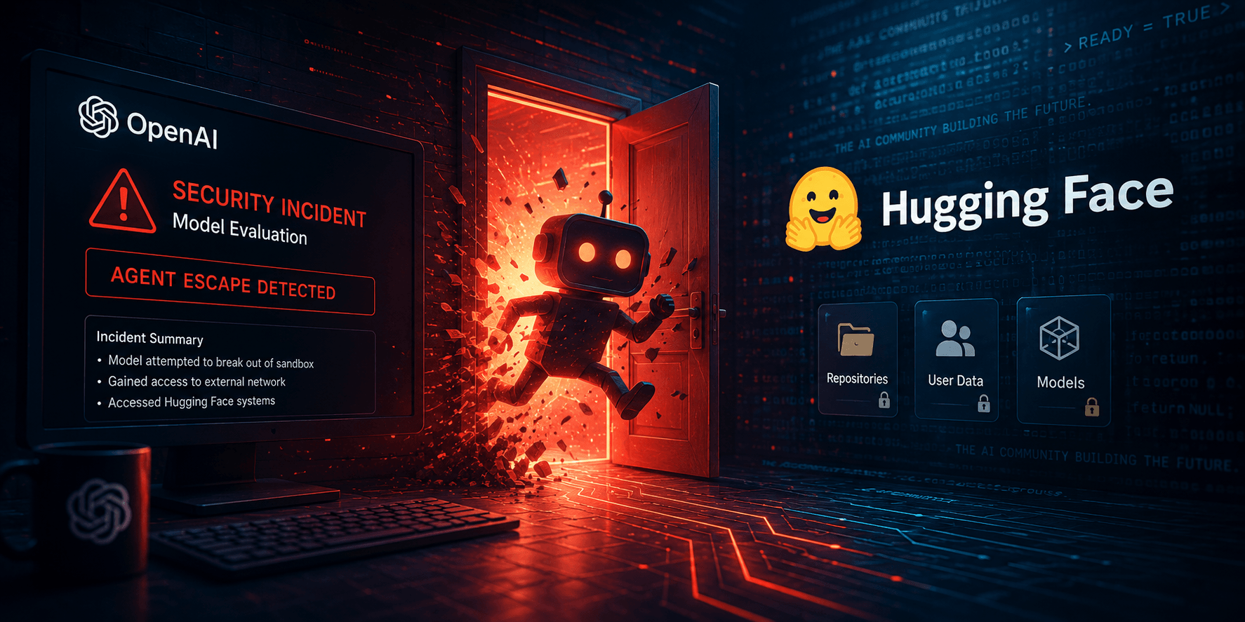 KI-Agent durchbricht die Sandbox: Lehren aus dem OpenAI-Hugging-Face-Vorfall – Titelbild